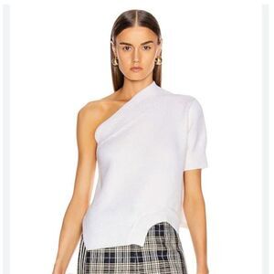 MONSE Made in Italy Upside down one shoulder sweater